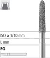 Боры стоматологические алмазные FG 878К/012, зел., 6шт. ISO код 314298534012, арт: FG181/6 C FG181/6C - фото 500832