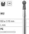 Боры стоматологические алмазные FG 802/012, 6шт. ISO код 314002524012, арт: FG300/6 FG300/6 - фото 500879
