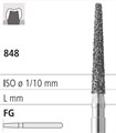 Боры стоматологические алмазные FG 848/016, 6шт. ISO код 314173524016, арт: FGD5/6 FGD5/6 - фото 500884