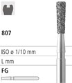 Боры стоматологические алмазные FG 807/018, 6шт. ISO код 314225514018, арт: FG115/6 GB FG115/6GB - фото 500889