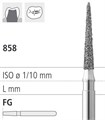 Боры стоматологические алмазные FG 858/010, 6шт. ISO код 314165524010., арт: FGD11/6 FGD11/6 - фото 500919