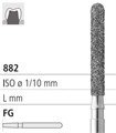 Боры стоматологические алмазные FG 882/012, зеленый, 6шт. ISO код 314142534012, арт: FG305L/6 C FG305L/6C - фото 501019