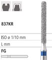 Боры стоматологические алмазные FG 837KR/015, синий, 6шт. ISO код 314158524015., арт: FG8325L/6 FG8325L/6 - фото 501118