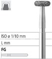 Боры стоматологические алмазные FG 909/034, зол., 6шт. ISO код 314068514034, арт: FG10A/6 GB FG10A/6GB - фото 501261