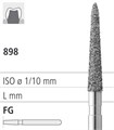 Боры стоматологические алмазные FG 898/018, зел., 6шт. ISO код 314586534018, арт: FG103/6 C FG103/6C - фото 501315