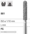 Боры стоматологические алмазные FG 881/015, красн., 6шт. ISO код 314141514015., арт: FG4307/6 FG4307/6 - фото 501339