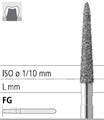 Боры стоматологические алмазные FG 879К/017, черный, 6шт. ISO код 314299544017, арт: FG192/6 СВ FG192/6СВ - фото 501416