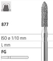 Боры стоматологические алмазные FG 877/012, зеленый, 6шт. ISO код 314288534012, арт: FG366/6 C FG366/6C - фото 501430