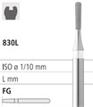 Боры стоматологические алмазные FG 830L/012, белый, 1шт. ISO код 314236514012., арт: FG3223/1 FG3223/1 - фото 501462