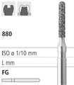 Боры стоматологические алмазные FG 880/012, 6шт. ISO код 314140524012, арт: FG305/6 FG305/6 - фото 501659