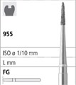 Боры стоматологические алмазные FG 956/009, красн., 6шт. ISO код 314699514009, арт: FG40D1/6 FG40D1/6 - фото 502291