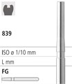 Боры стоматологические алмазные FG 839/014, синий, 6шт. ISO код 314150524014., арт: FG01480/6 FG01480/6 - фото 502327