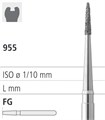 Боры стоматологические алмазные FG 955/010, зол., 6шт. ISO код 314699514010, арт: FGD9/6 GB FGD9/6GB - фото 502467