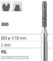 Боры стоматологические алмазные FG 880/010, зел., 1 шт. ISO код 314140534010, арт: FG305S/1 C FG305S/1C - фото 502556