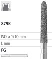 Боры стоматологические алмазные FG 879K/020, красный, 6шт. ISO код 314299514020., арт: FG4195/6 FG4195/6 - фото 502679