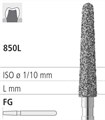 Боры стоматологические алмазные FG 850L/023, 1шт. ISO код 314199524023., арт: FG240/1 FG240/1 - фото 502804