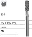 Боры стоматологические алмазные FG 835/023, черный, 1 шт. ISO код 314109544023, арт: FG304/1 CB FG304/1CB - фото 502889