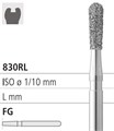 Боры стоматологические алмазные FG 830RL/014, 6шт. ISO код 314238524014., арт: FG223/6 FG223/6 - фото 502900