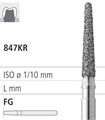 Боры стоматологические алмазные FG 847KR/022, белый, 6шт. ISO код 314546514022., арт: FG3113NR/6 FG3113NR/6 - фото 502921