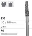 Боры стоматологические алмазные FG 855/022, желтый, 6шт. ISO код 314197504022., арт: FG50D7/6 FG50D7/6 - фото 502922