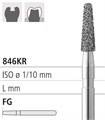 Боры стоматологические алмазные FG 846KR/018, белый, 6шт. ISO код 314545514018., арт: FG3525/6 FG3525/6 - фото 502946