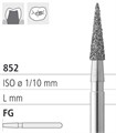 Боры стоматологические алмазные FG 852/018, зол., 6шт. ISO код 314164514018., арт: FG113A/6 GB FG113A/6GB - фото 502985