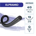 Полиамид ELPRAMID — нерассасывающаяся, 3/8, обратно-режущая игла 13 мм, толщина 4/0 (1,5), 75 см, 12 шт 40S7DQ13 - фото 503738