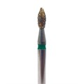 Бор алмазный 831QG FG, GOLD Line, почковидный, D=1,4 мм, L=4,0 мм, зеленый 806.314.254.534.014-Q - фото 505417