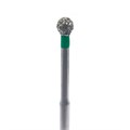Бор алмазный Ecoline E 801L C, шаровидный удлиненный, турбинный наконечник, D=2.1 мм, зеленый E-801-LC-314-021 - фото 505465