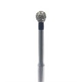 Бор алмазный Ecoline E 801L SC, шаровидный удлиненный, турбинный наконечник, D=1.6 мм, черный E-801-LSC-314-016 - фото 505491
