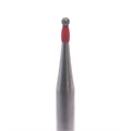 Бор алмазный Ecoline E 801 F, шаровидный, турбинный наконечник, D=0.6 мм, красный E-801-F-314-006 - фото 505586