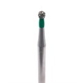 Бор алмазный Ecoline E 801 C, шаровидный, турбинный наконечник, D=2.3 мм, зеленый E-801-C-314-023 - фото 505596