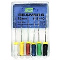 Reamers - ручные дрильборы (каналорасширители), 25 мм, №15-40, сталь, 6 шт 1833025100 - фото 505845