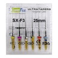Ultratapers Engine - набор машинных файлов, 25 мм, размер SX-F3, никель-титан, 6 шт 1829025100 - фото 506235