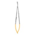 Иглодержатель микрохирургический изогнутый Micro-Nadelhalter TC, 18 см 40-96TC* - фото 508345