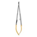Иглодержатель Castroviejo, Perma Sharp, изогнутый, круглая ручка, 18 см NH5024RC - фото 508382