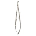 Иглодержатель хирургический изогнутый Micro-Nadelhalter , 18 см 40-96D* - фото 508459