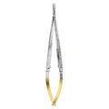 Микроиглодержатель DUROGRIP, прямой, длина 180 мм, для нитей 6/0-10/0 BM004R - фото 508491