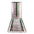 Кассета IMS Infinity DIN, 20 инструментов, 290х184х34, зеленая IMEDIN209 - фото 511758
