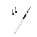 Spring Brush Kit - набор кистей, серебристый (рукоятка + 3 наконечника: 4, 6, 8) 100-2000 - фото 515290