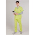 Топ медицинский мужской Steward, салатовый, S INDIFORM-6-03-5-01-S - фото 522614