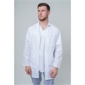 Халат медицинский мужской на молнии, белый, 48 DOCTOR-BIG-5-08-01-4-48 - фото 523580