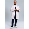 Халат мужской на кнопках 510, белый, 50 DOCTOR-BIG-5-10.2-03-4-50 - фото 523647
