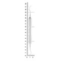 Кюрета парадонтологическая Gracey, форма 7/8, ручка DELUXE, диаметр 10 мм, 26-39B* 26-39B - фото 525540