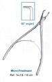 Кусачки костные Micro-Friedmann 16,0 см изогнутые на 90 градусов, 14-2B* 14-2B - фото 525957