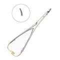 Иглодержатель хирургический изогнутый Nadelhalter TC, 17 см, 20-22B* 20-22B - фото 528436