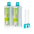 Greenbite colour - материал для регистрации прикуса на основе A-силикона, стандартная упаковка, 2х50 мл 02207 - фото 529011
