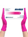Перчатки NitriMAX плотность 3,5г смотровые нитрил. нестерил.неопудр.текстур., цвет: фуксия 50 пар, р-р S 762S - фото 529377