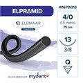 Шовный материал ELPRAMID B 4/0 (12 шт, 75 см, 3/8, 13 мм, обратно-режущая) 407DQ13 - фото 529595