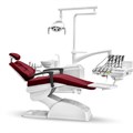 Стоматологическая установка AY-A 3600, верхняя подача, бордовый ND-A006308-VIN - фото 530642